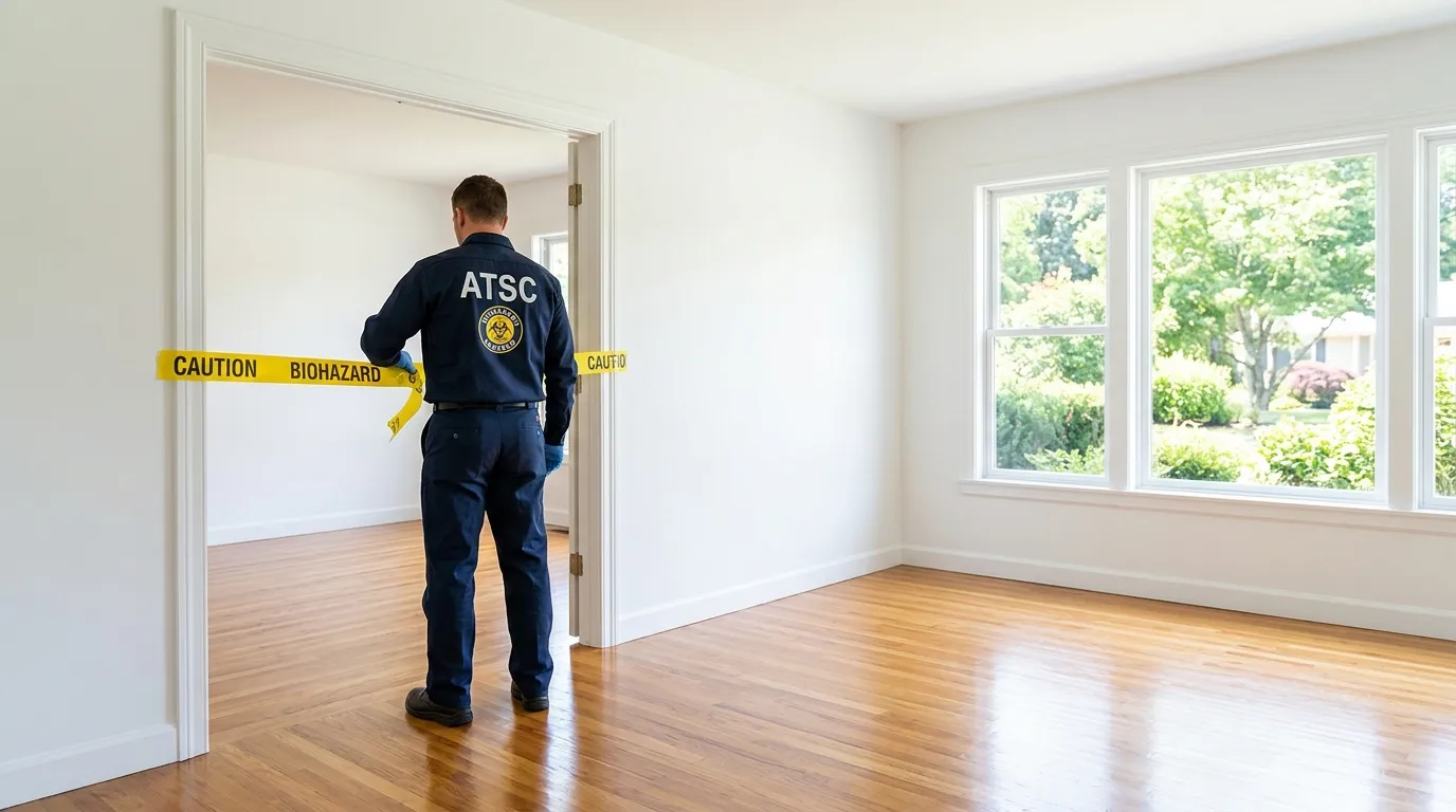 Certified biohazard cleanup crew performing Crime Scene Cleanup in Pine Hill